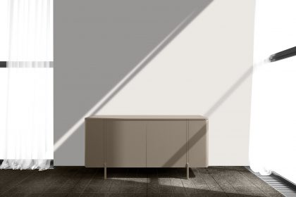 Muebles de diseño moderno, con formas y materiales sencillos pero con mucho estilo, que se pueden personalizar a través de sus colecciones Torino y Nara, ambas diseñadas por Vicente Gallega.