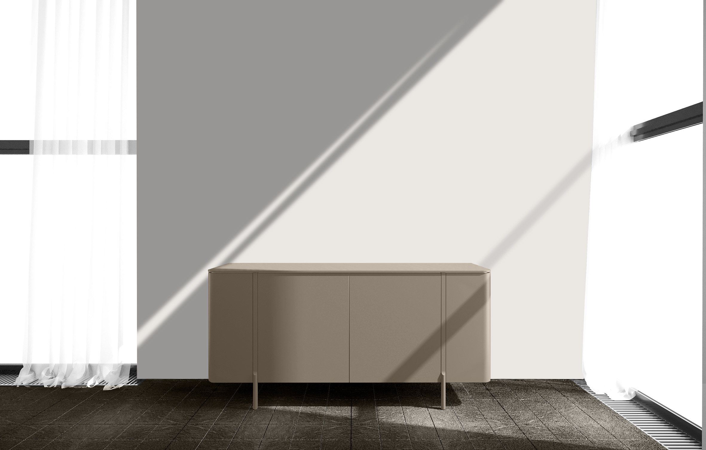 Muebles de diseño moderno, con formas y materiales sencillos pero con mucho estilo, que se pueden personalizar a través de sus colecciones Torino y Nara, ambas diseñadas por Vicente Gallega.
